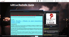 Desktop Screenshot of larochelledroitsdelhomme.fr